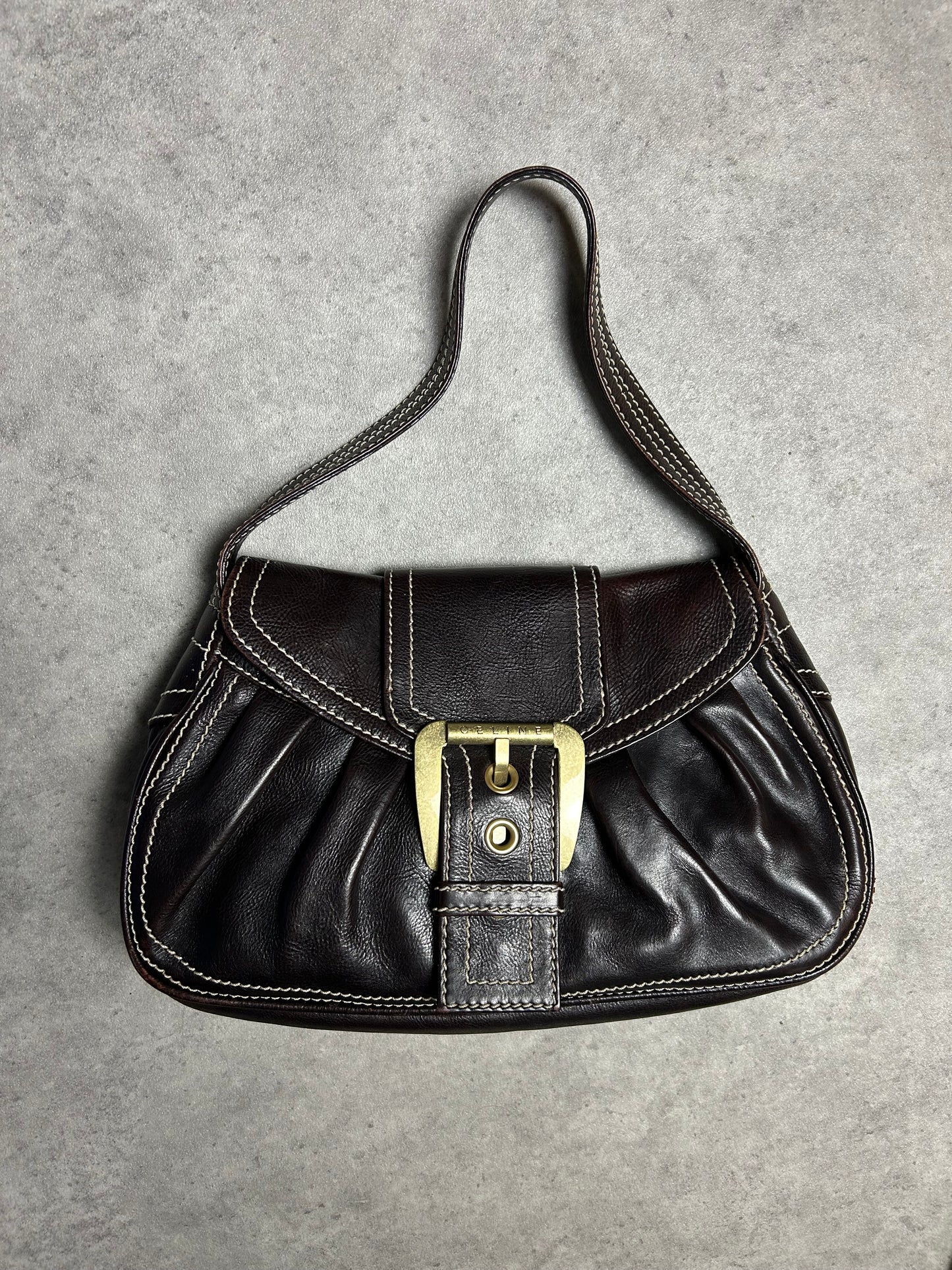 Sac à main Céline - marron - cuir