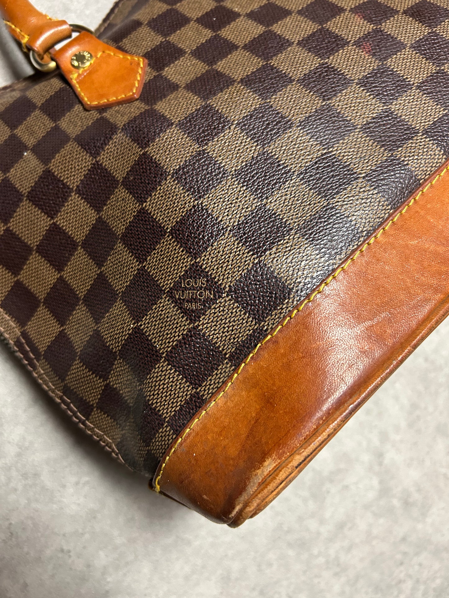 Sac à main Louis Vuitton Damier Alma en cuir vintage année 90/2000’