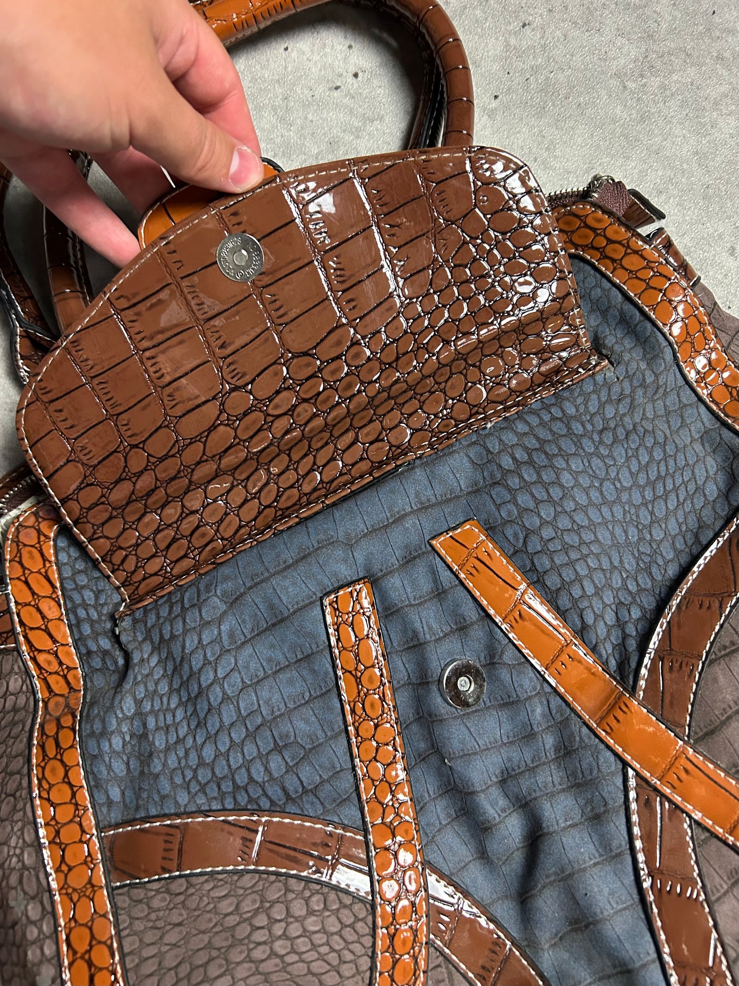 Sac à main Guess écaille vintage y2k