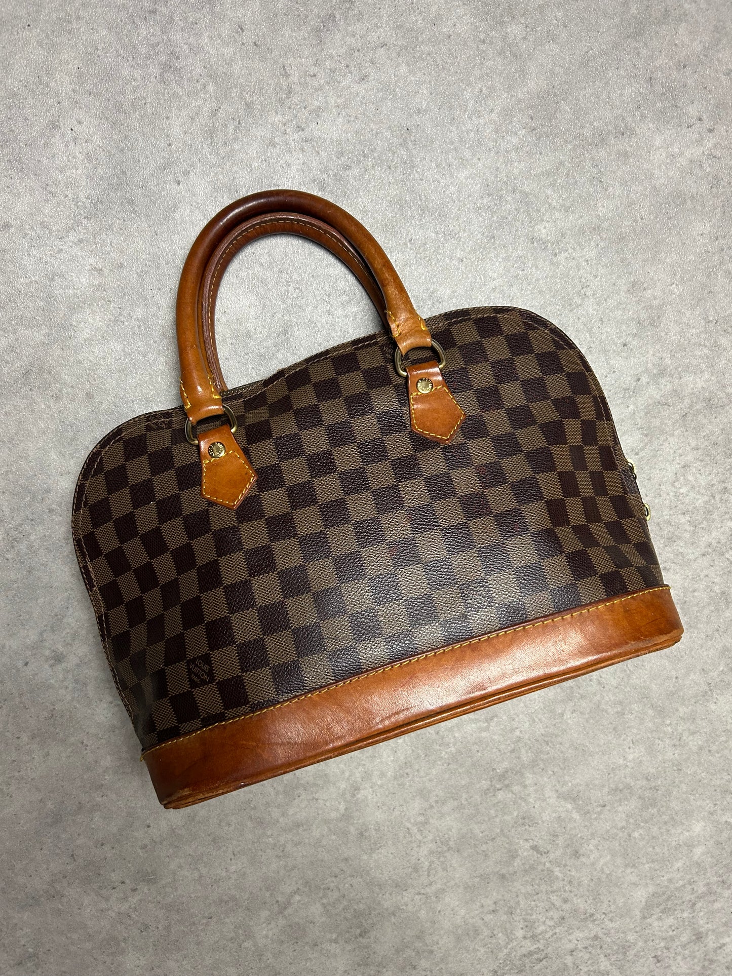 Sac à main Louis Vuitton Damier Alma en cuir vintage année 90/2000’