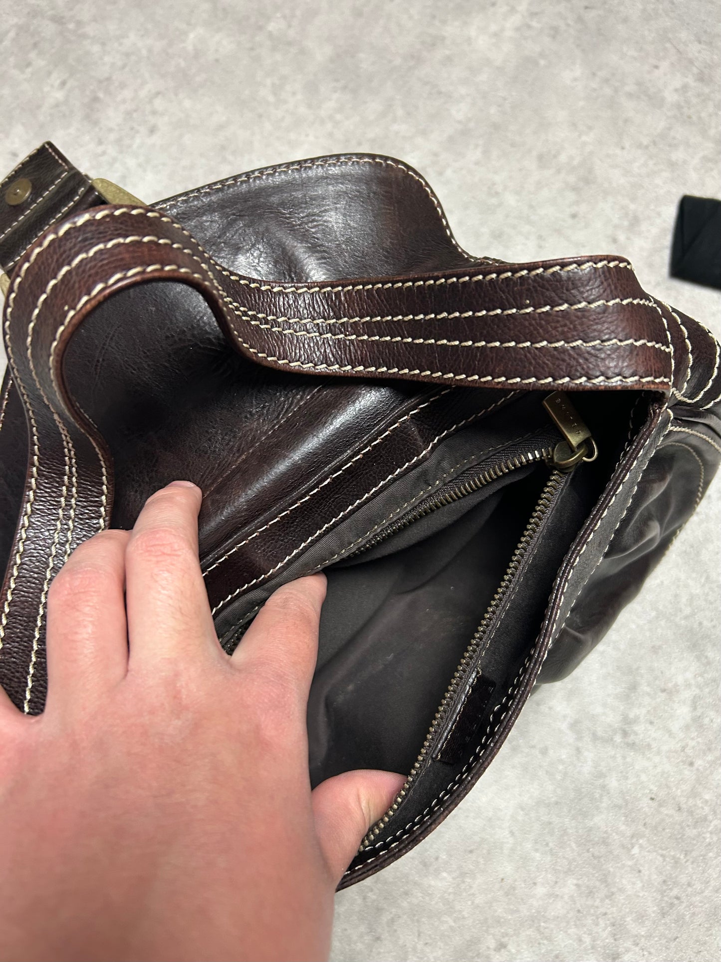 Sac à main Céline - marron - cuir
