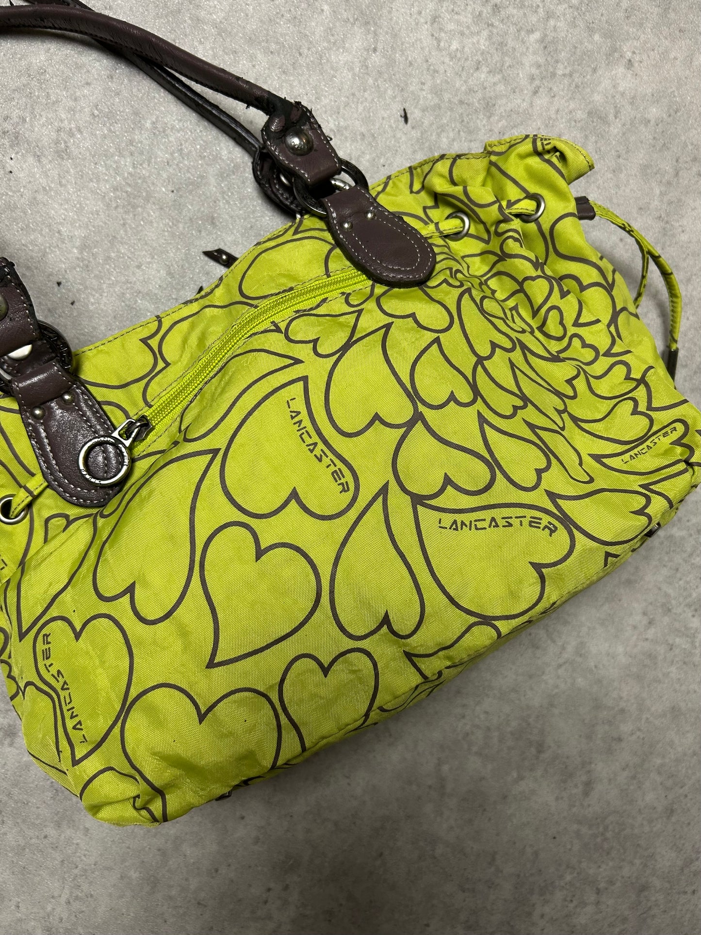 Sac à main Lancaster Paris à motif cœur