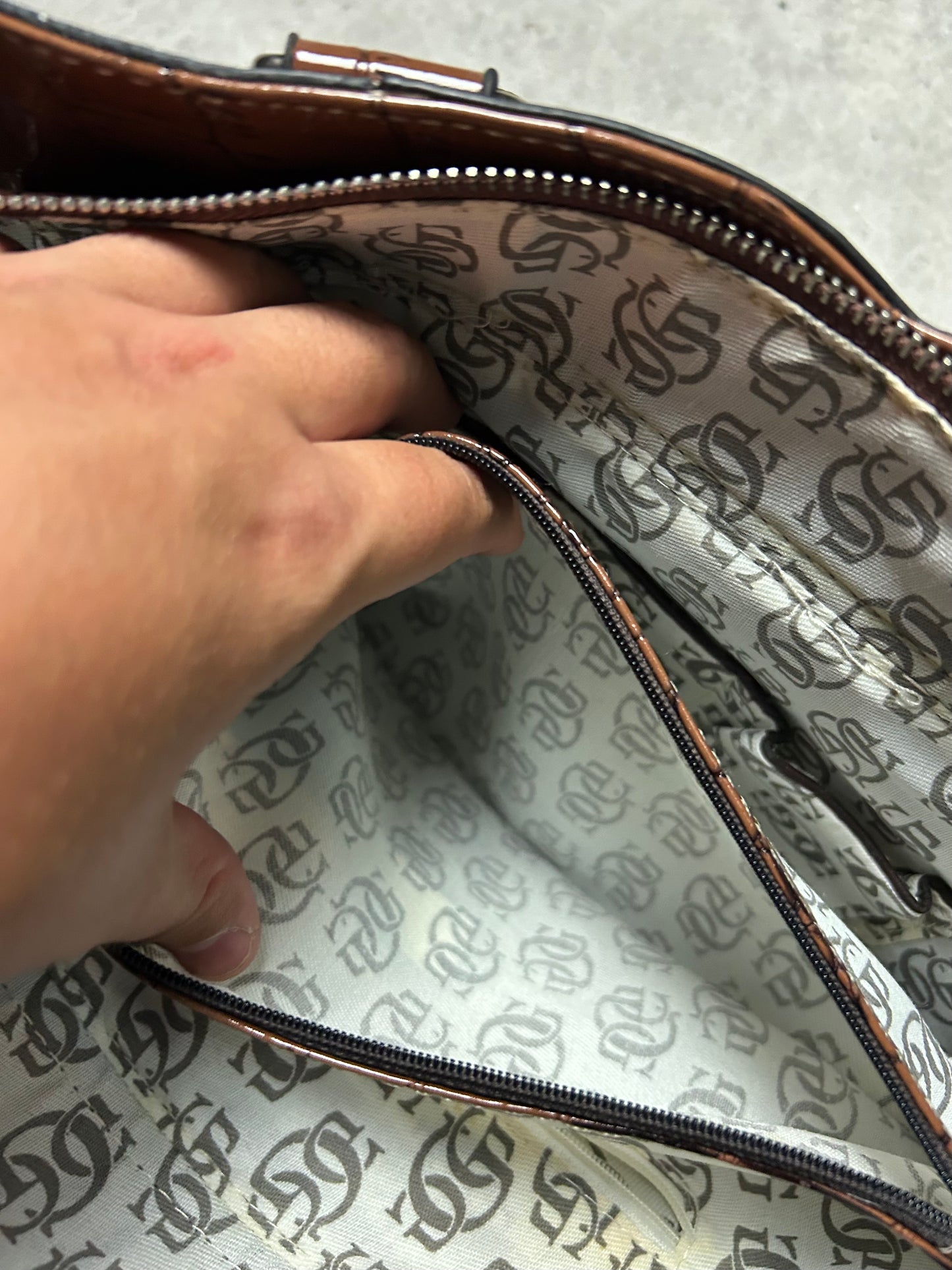 Sac à main Guess écaille vintage y2k