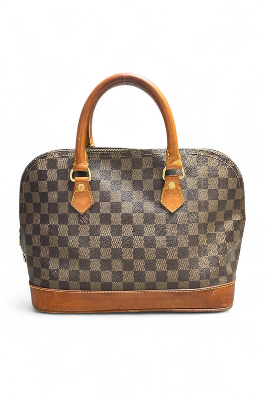 Sac à main Louis Vuitton Damier Alma en cuir vintage année 90/2000’