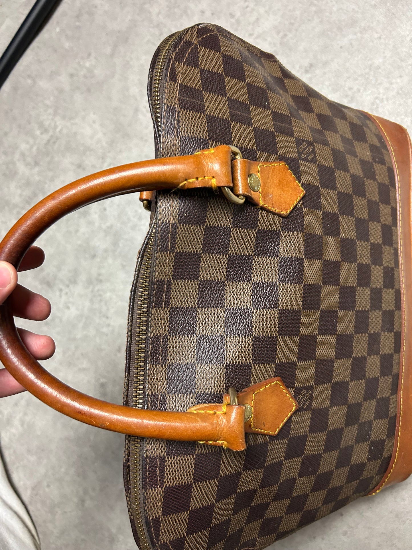 Sac à main Louis Vuitton Damier Alma en cuir vintage année 90/2000’